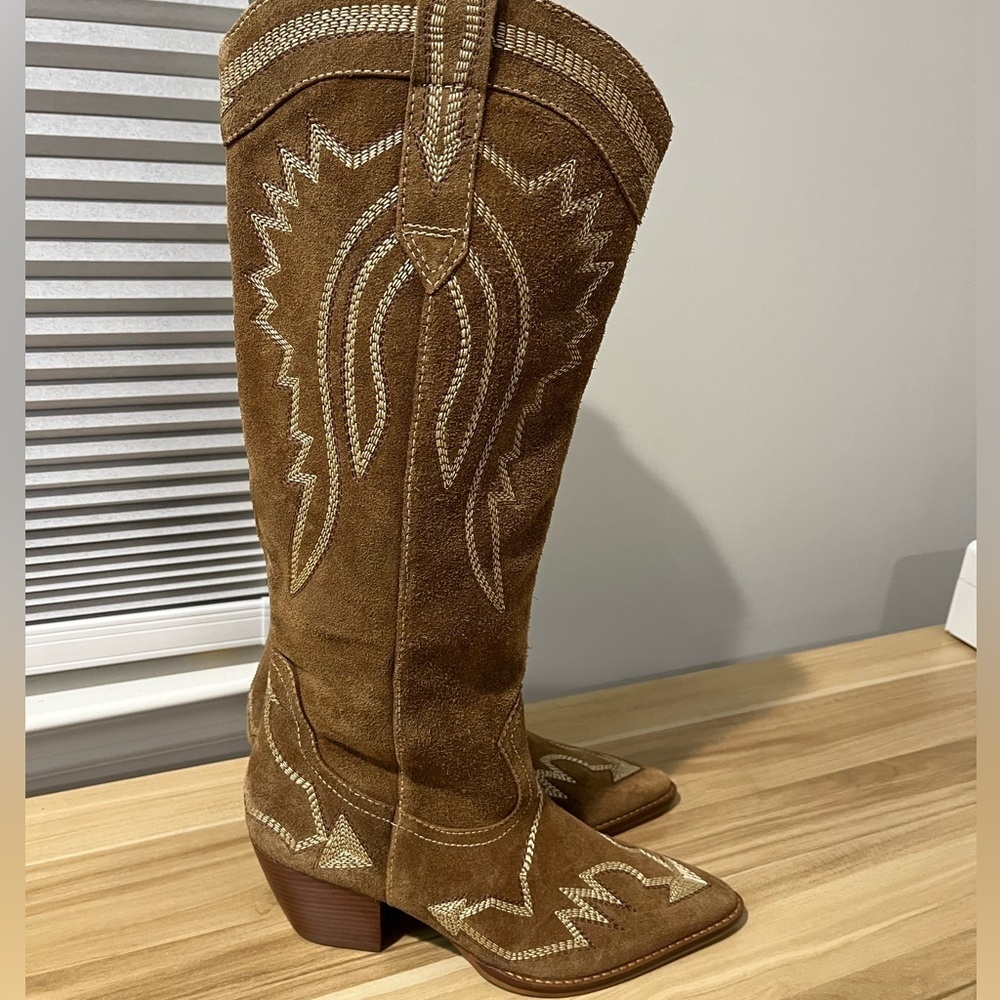Matisse x Anthropologie Loretta Pull-On Western Boots - Picture 7 of 11